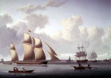 Dutch and other vessels off Greenwich od William Anderson