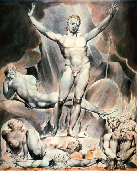 Satan Arousing the Rebel Angels od William Blake