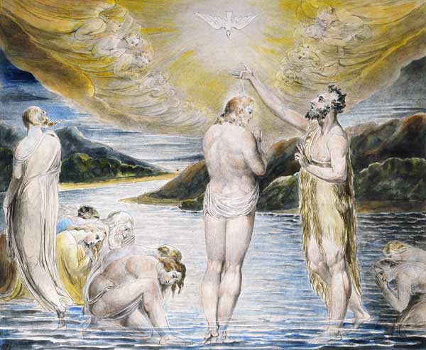 The Baptism of Christ od William Blake