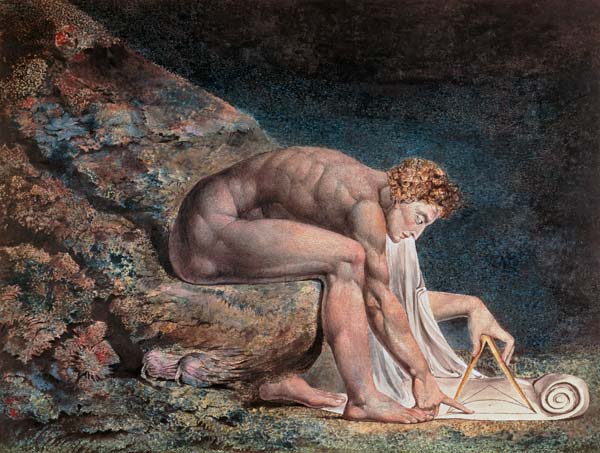 IIsaak Newton od William Blake