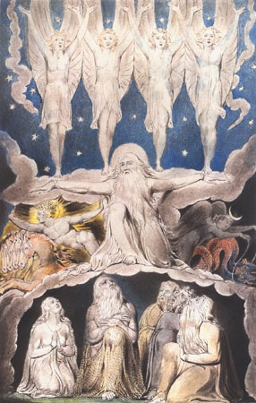 The book Hiob: When the morning stars sang od William Blake