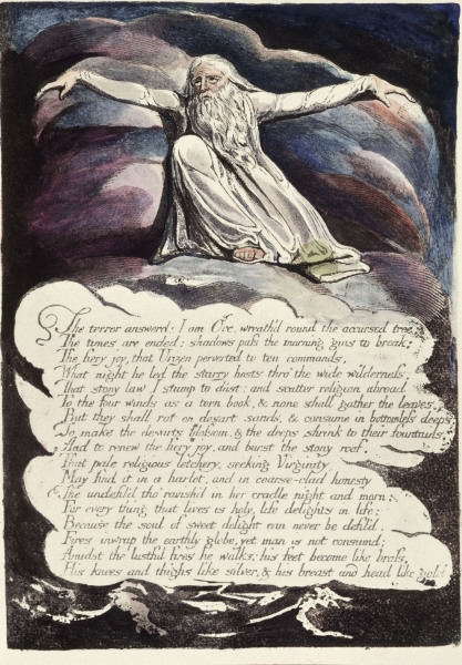 Illustration American Prophecy od William Blake