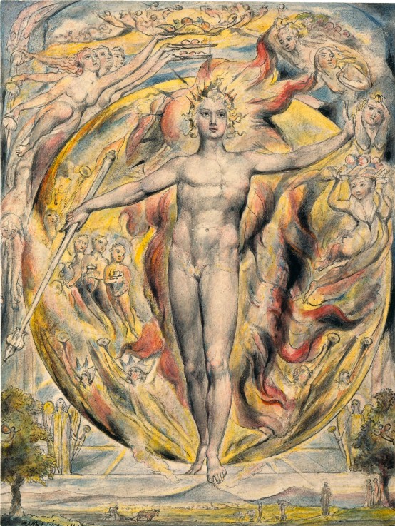 The Sun at His Eastern Gate (from John Milton's L'Allegro and Il Penseroso) od William Blake