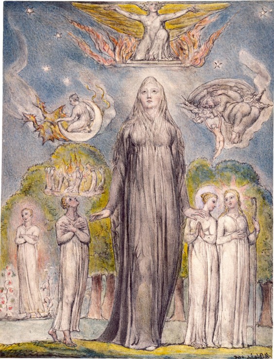 Melancholy (from John Milton's L'Allegro and Il Penseroso) od William Blake