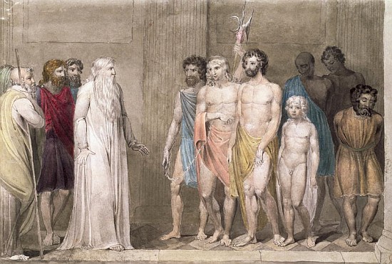 St. Gregory and the British Captives od William Blake
