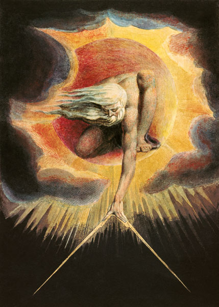 Ancient of Days (aka God creating the Universe)  od William Blake
