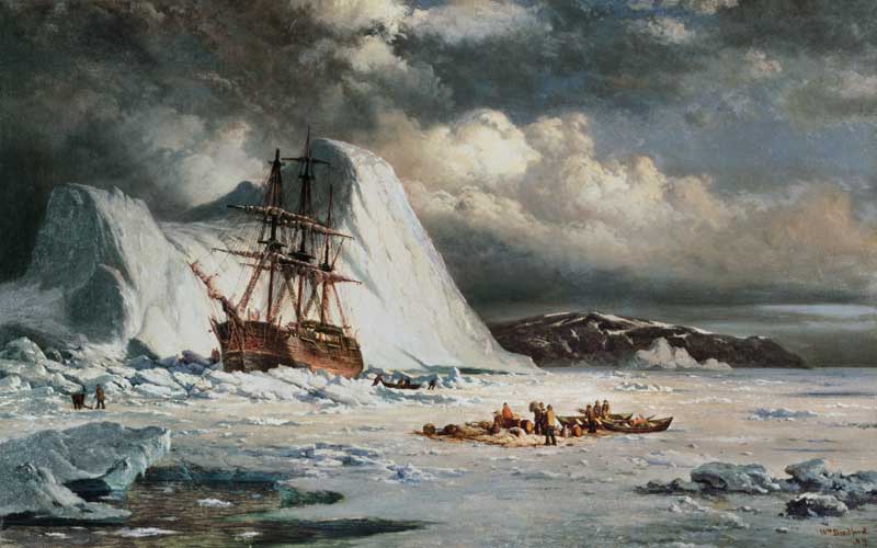 Icebound Ship od William Bradford