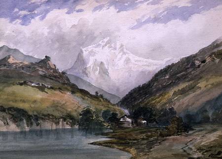 Wetterhorn, Bernese Oberland od William Callow