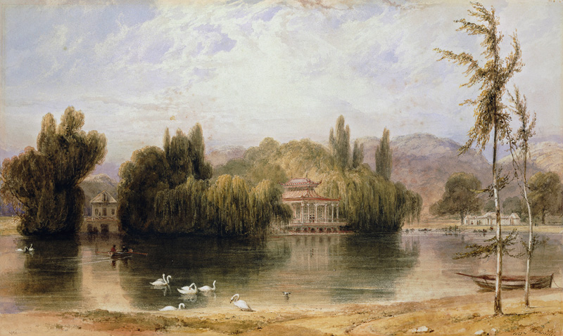 Virginia Water, Surrey od William Daniell