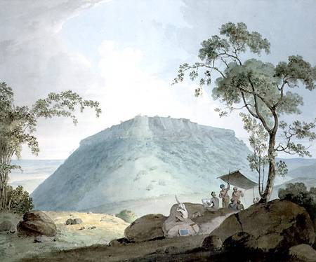 South East View of Hill Fort of Bijaigaih, Bihar od William Daniell