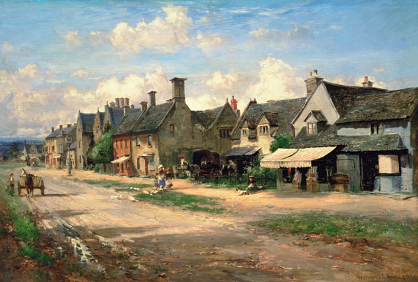 The High Street, Broadway, Worcestershire od William E. Harris