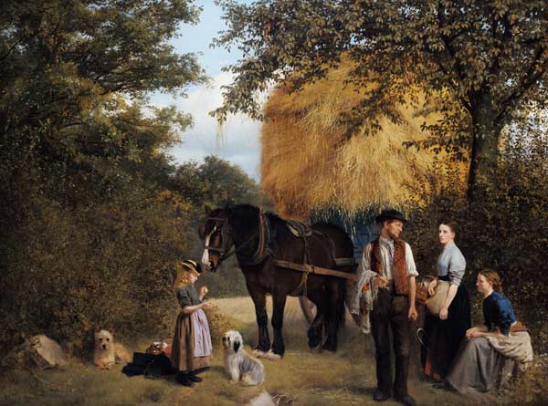 Closing time of the agricultural worker family od William Edward Millner