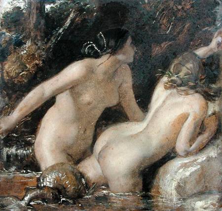 Nymphs with a Sea Monster od William Etty