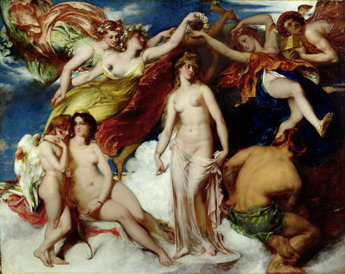 Pandora Crowned by the Seasons, 1824 (oil on canvas) od William Etty