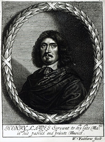 Henry Lawes (1596-1662) od William Faithorne