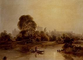 Look at the Windsor Castle over the Thames od William Fowler