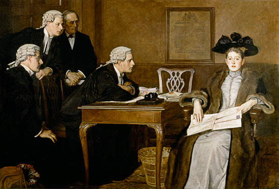 Defendant and Counsel od William Frederick Yeames