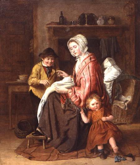 No longer the baby! c.1860 od William Hemsley