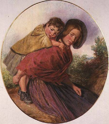 Mother and Child od William Henry Hunt