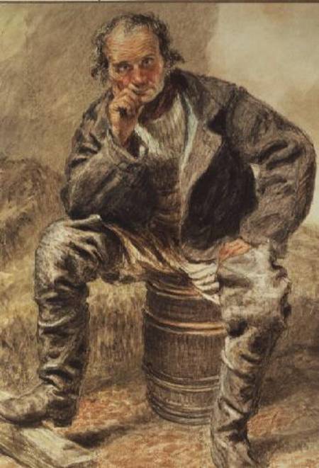 An Oysterman od William Henry Hunt
