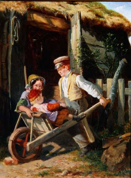 Wheelbarrow (panel) od William Henry Knight