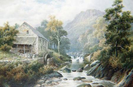 Old Disused Mill, Dolgelly od William Henry Mander