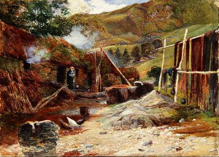 Drying Nets od William Henry Millais