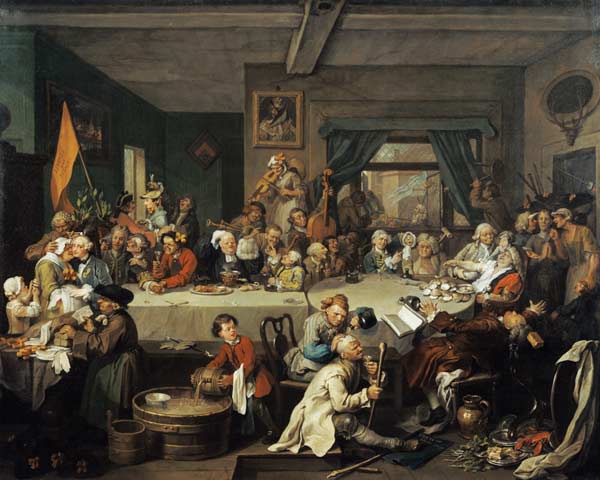 The Election I: An Election Entertainment od William Hogarth