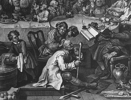 An Election Entertainment, 1755 (detail of 396068) od William Hogarth