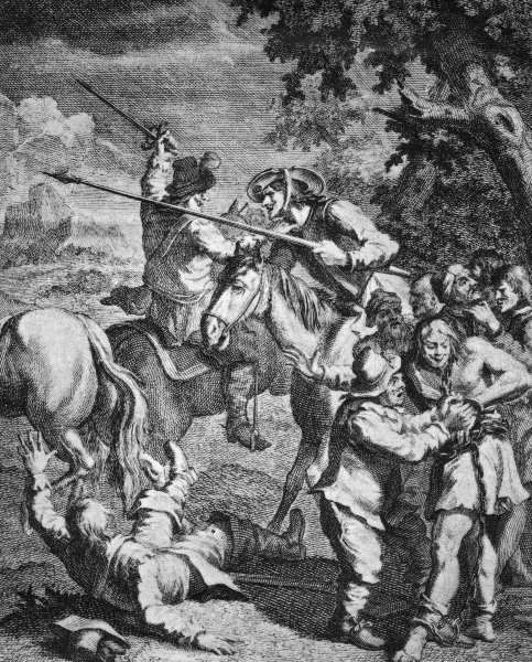 Cervantes, Don Quixote / Engr.by Hogarth od William Hogarth