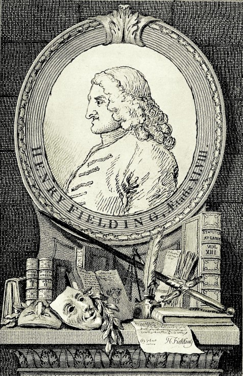 Portrait of the novelist and playwright Henry Fielding (1707-1754) od William Hogarth