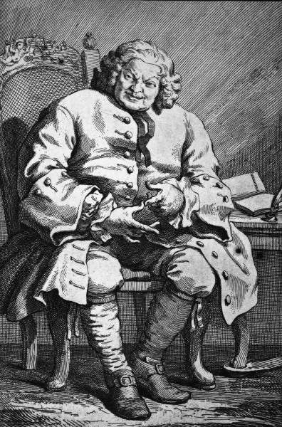 Simon Lord Lovat/ Etching/ Hogarth/ 1746 od William Hogarth