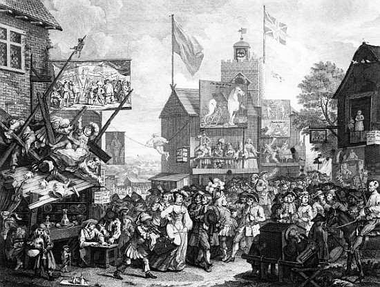 Southwark Fair od William Hogarth