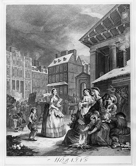 Times of the Day, Morning od William Hogarth