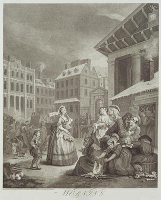 Times of the Day: Morning (engraving) od William Hogarth