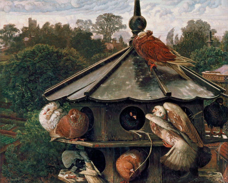The Festival of St. Swithin or The Dovecote od William Holman Hunt