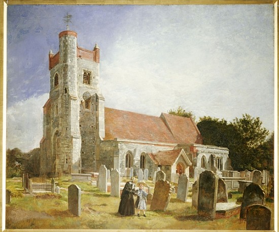 The Old Church, Ewell od William Holman Hunt