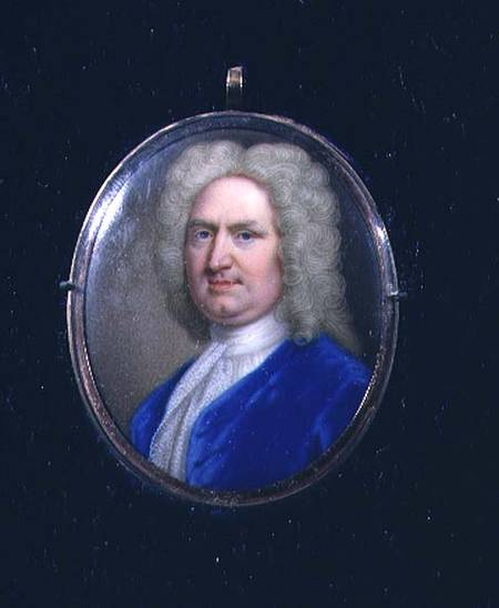 Miniature of George Frederick Handel (1685-1759) od William Hopkins Craft