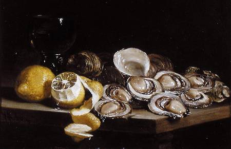 Study of Oysters od William Hughes