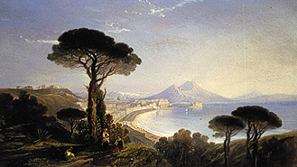 Look on the gulf of Naples od William James Muller