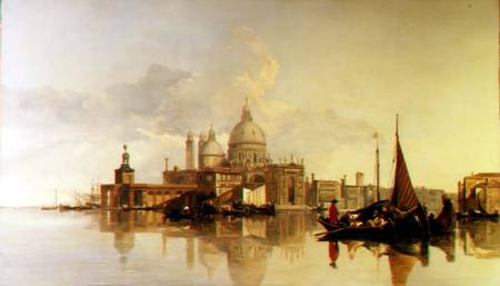 Venice with the Dogana and the Church of S. Maria od William James Muller