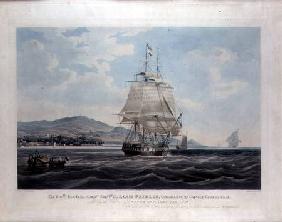 The Hon'ble East India Companies's Ship 'William Fairlie' Commanded by Captain Thomas Blair, engrave