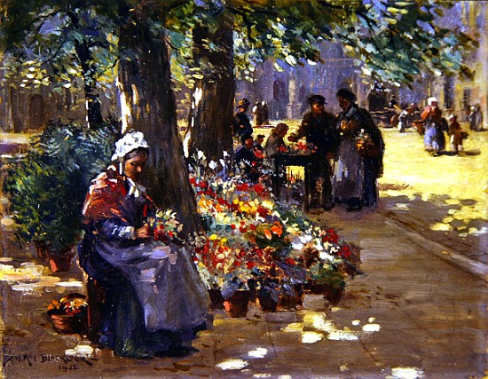 The Flower Seller od William Kay Blacklock