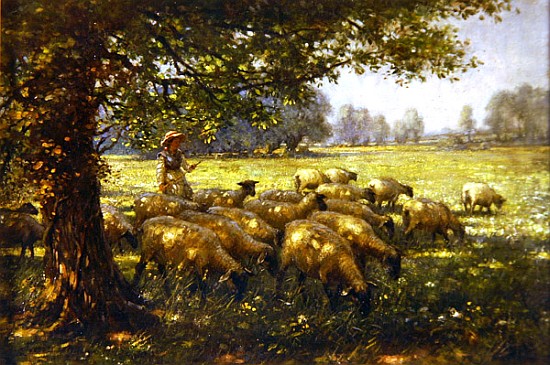 The Shepherdess od William Kay Blacklock