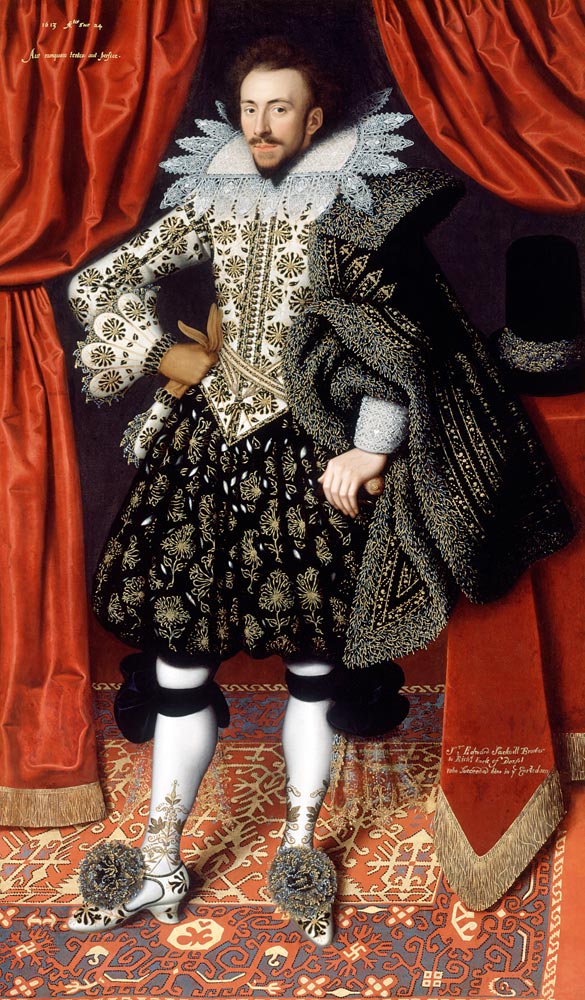 Edward Sackville, 4th Earl of Dorset (1590-1652) od William Larkin
