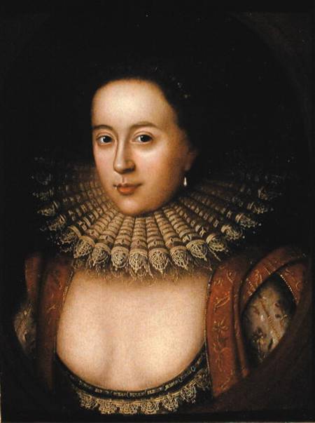 Portrait of Frances Howard (1590-1632) Countess of Somerset od William Larkin