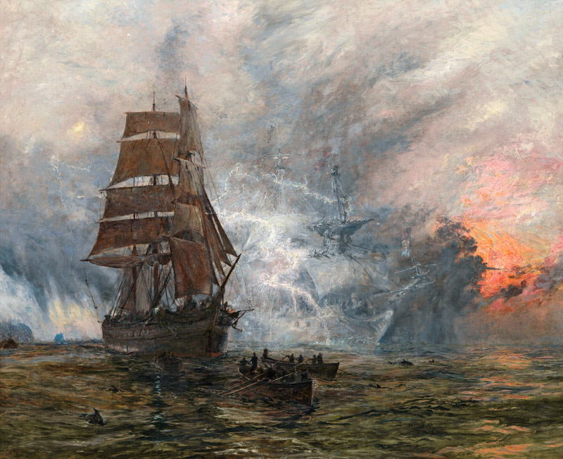 The Phantom Ship od William Lionel Wyllie