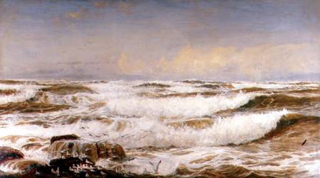 A Whole Gale of Wind od William Lionel Wyllie