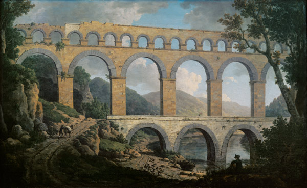 Pont du Gard, Nimes od William Marlow