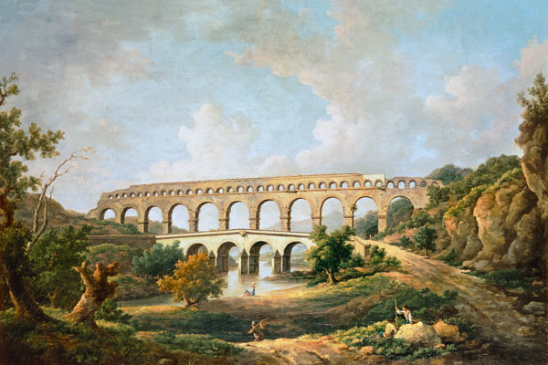 The Pont du Gard, Nimes od William Marlow